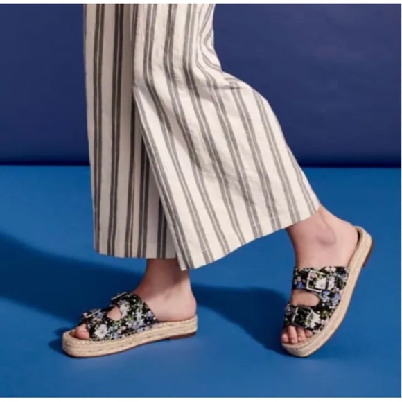 Rebecca Minkoff Women’s Jodi Slide Sandals,Black Flower - Picture 5 of 15